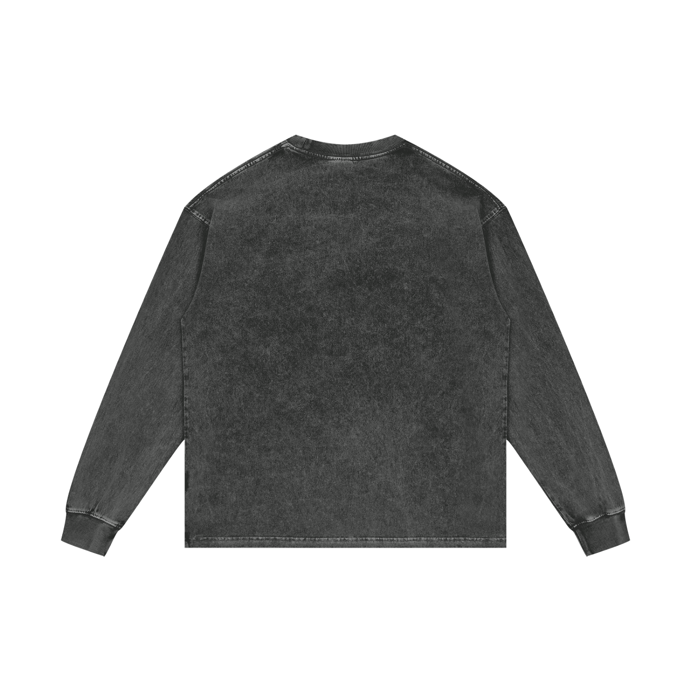 Still Alive SF Fog Acid Wash Oversize Long Sleeve T-Shirt