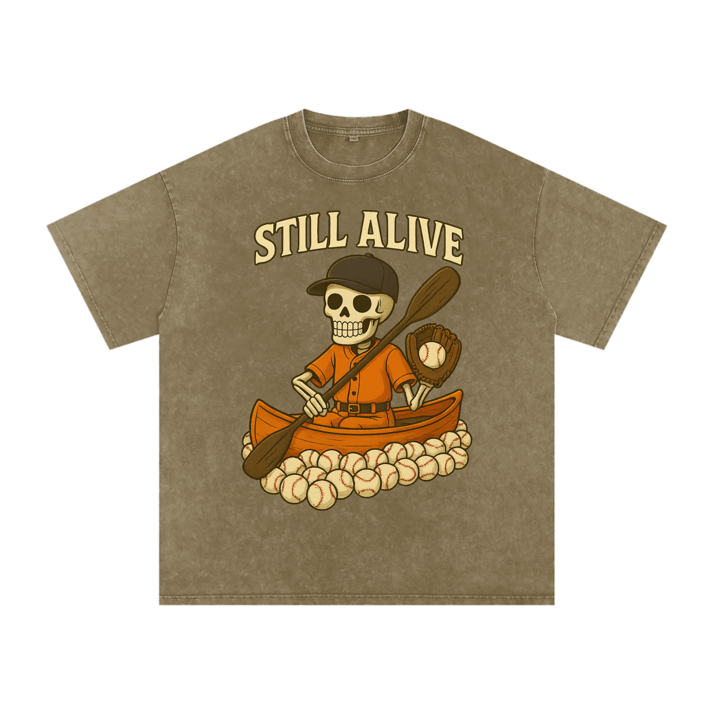 Acid Wash Oversize T-Shirt - 250 GSM